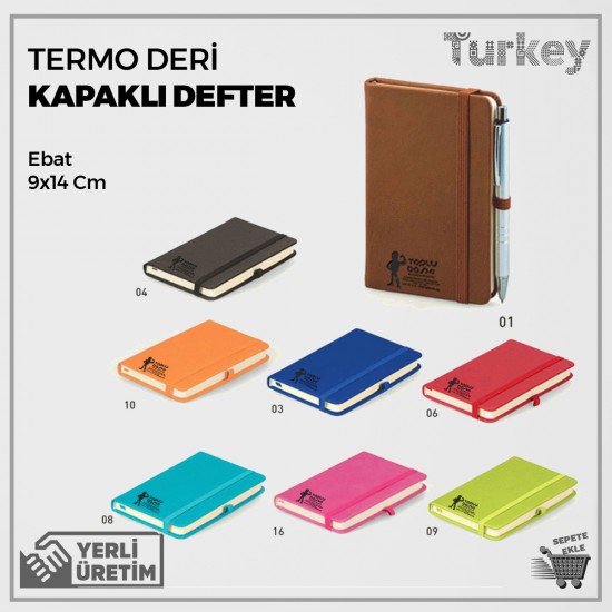 Termo Deri Kapaklı Defter